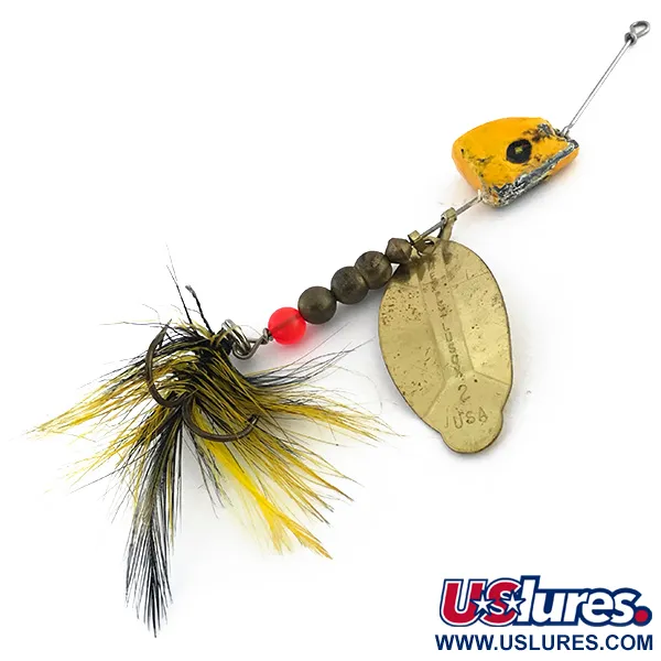 Mepps Lusox 2 Suktukė, Auksinė / Geltona, 17g, Keičiama galvutė, #8858