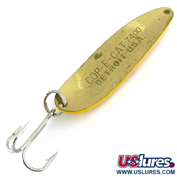 Dardevle Cop-E-Cat 7400 Blizgė, Five of Diamonds, 19g, Auksinė, #8880