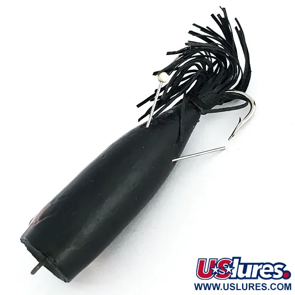 Burke Weedless Popper Paviršinis Masalas, Juodas, 7g, Neužsikabinantis, #8889