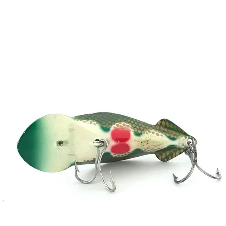 Buck Perry Spoonplug Blizgė, Žalia-Auksinė, 10g, Vintage, #8900