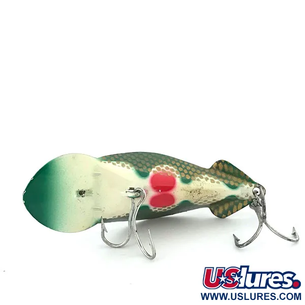 Buck Perry Spoonplug Blizgė, Žalia-Auksinė, 10g, Vintage, #8900