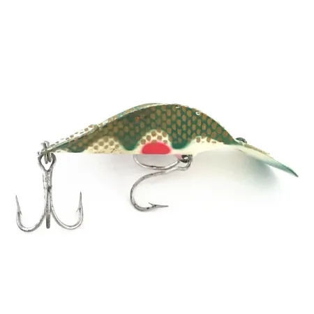 Buck Perry Spoonplug Blizgė, Žalia-Auksinė, 10g, Vintage, #8900