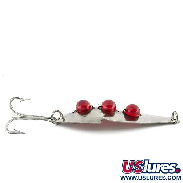 Lanes Lane's Sparkl-l Wobbler Sūpuoklė, Nikelis, 28g, Raudonos Akys, #8928