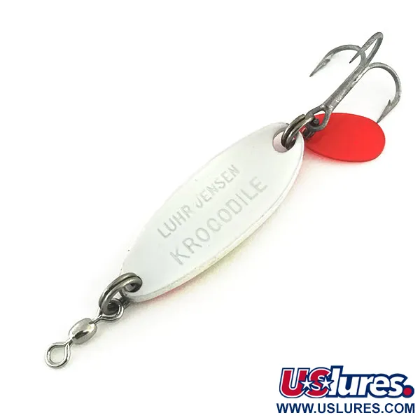 Luhr Jensen Krocodile Vartiklė, Rainbow, 7g, Žalvaris, #8945