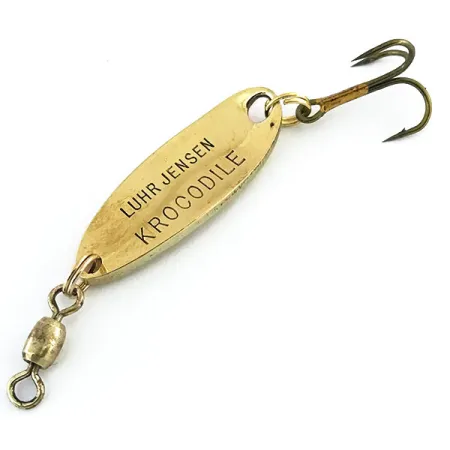 Luhr Jensen Krocodile Blinkė, Kaltas auksas / Oranžinė, 7g, #8961