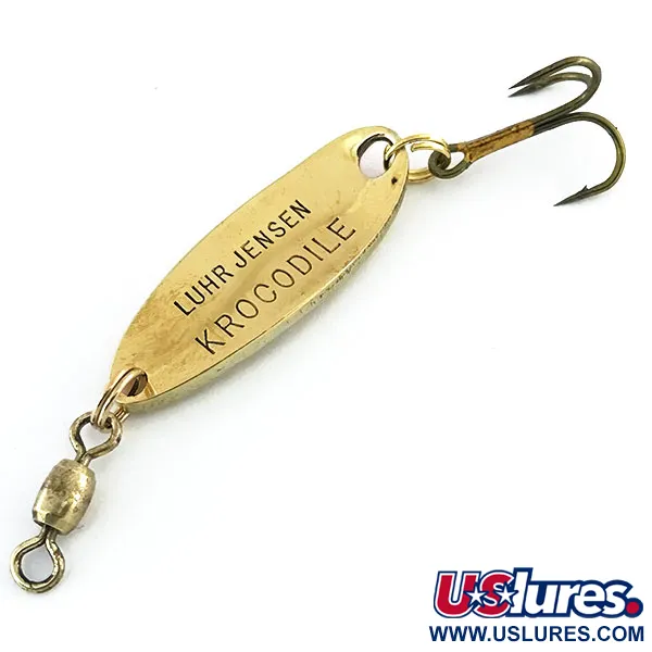 Luhr Jensen Krocodile Blinkė, Kaltas auksas / Oranžinė, 7g, #8961