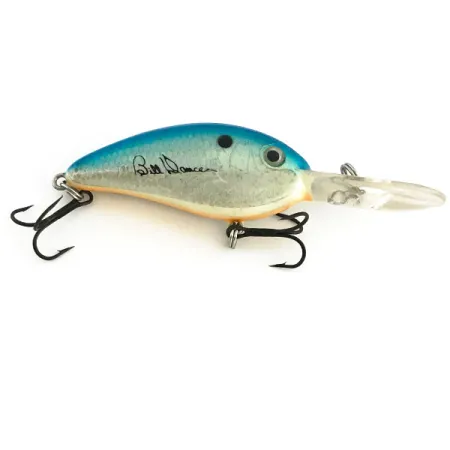 Excalibur Bomber Bill Dance Fat Fingerling Crankbait, Mėlyna-Sidabras, 12g, #8962