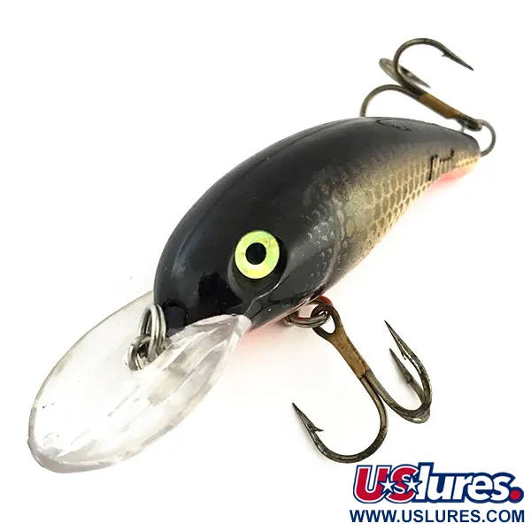 Mann's M35 Giluminis Crankbait, Juoda Auksinė Oranžinė, 11g, #8970
