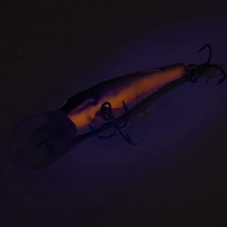 Mann's M35 Giluminis Crankbait, Juoda Auksinė Oranžinė, 11g, #8970