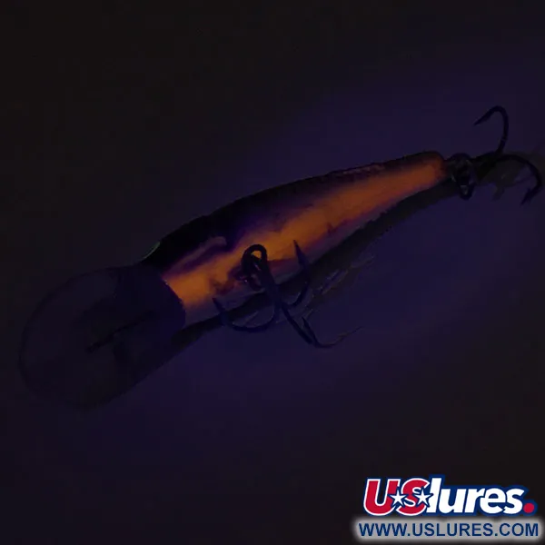 Mann's M35 Giluminis Crankbait, Juoda Auksinė Oranžinė, 11g, #8970