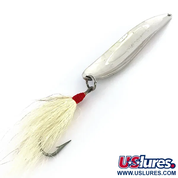 Acme Fiord Spoon Blizgė, Chromas/Mėlyna, 21g, Plunksnos, #9005