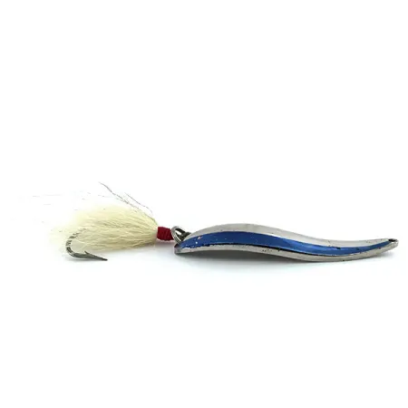 Acme Fiord Spoon Blizgė, Chromas/Mėlyna, 21g, Plunksnos, #9005