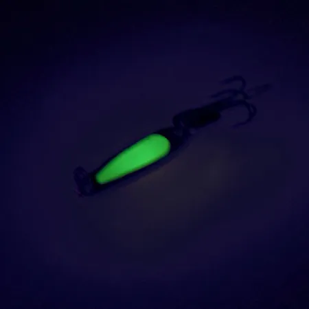 Bay de Noc Swedish Pimple UV Blizgė, Nikelis/Chartreuse, 2g, #9013