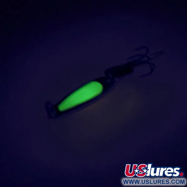 Bay de Noc Swedish Pimple UV Blizgė, Nikelis/Chartreuse, 2g, #9013