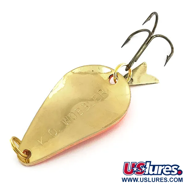 Acme K.O. Wobbler Blizgė, Auksinė / Oranžinė, 14g, Lapelis, #9027