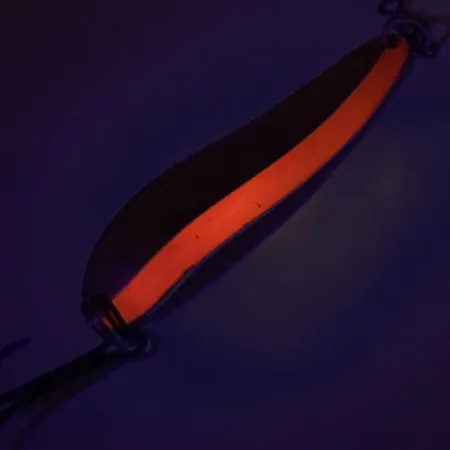 Luhr Jensen Krocodile Die #4 UV Blisgė, Varis/Oranžinė, 14g, UV, #9057