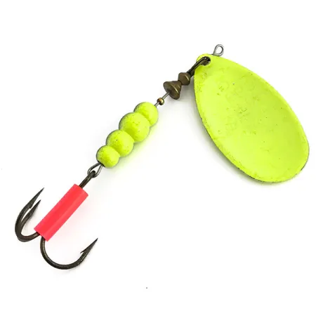 Mepps Aglia 5 Fluo UV Sukriukė, Chartreuse, 14g, UV aktyvi, #9060