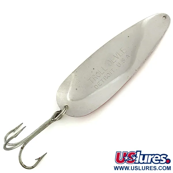 Eppinger Dardevle Trolldevle Blizgė, Raudona/Balta/Nikelis, 40g, #9063