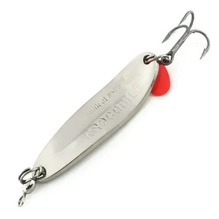 Luhr Jensen Krocodile Die #3 Blizgė, Nikelis/Holograma, 14g, #9075