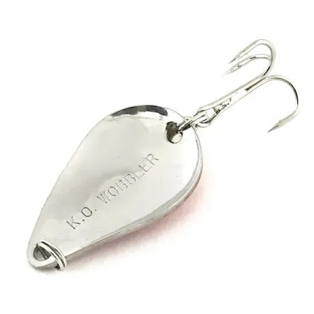 Acme K.O. Wobbler Vartiklė, Nikelis / Raudona, 7g, Sonic Flipper Tail, #9079