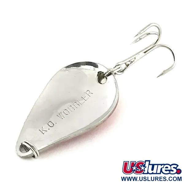 Acme K.O. Wobbler Vartiklė, Nikelis / Raudona, 7g, Sonic Flipper Tail, #9079