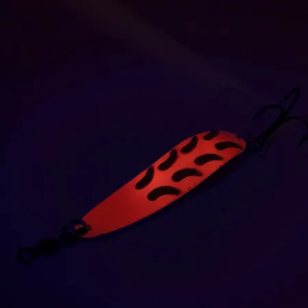 Luhr Jensen Krocodile Die #4 UV Blizgė, Rožinė/Geltona/Žalv, 14g, #9080