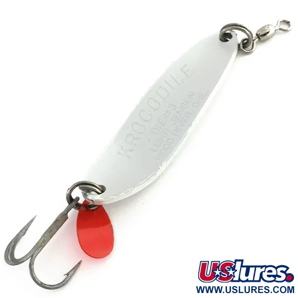 Luhr Jensen Krocodile Die #3 Blizgė, Perlamutrinė, 14g, #9082