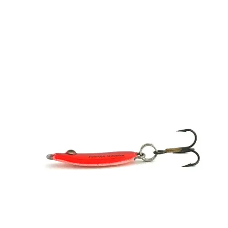 Northland Forage Minnow Jigging Spoon, Raudona / Rožinė, 3g, Glow, #9083