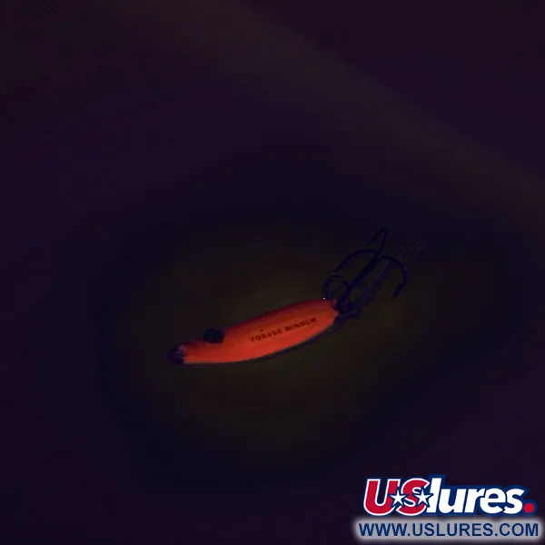 Northland Forage Minnow Jigging Spoon, Raudona / Rožinė, 3g, Glow, #9083