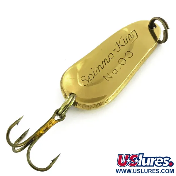 Pecos River Spinno-King 00 Blizgė, Auksinė, 7g, Vintažinė, #9086