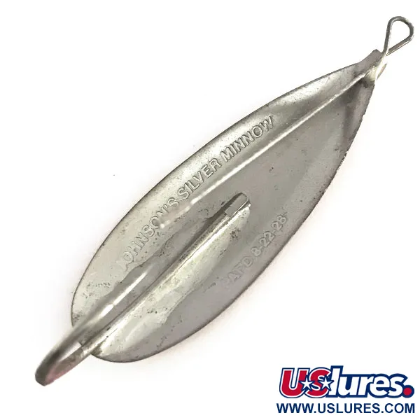 Johnson Weedless Silver Minnow Blizgė, Raudona/Balta/Sidabrinė, 12g, #9089