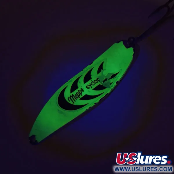 Mepps Syclops 3 Blizgė, Chartreuse/Sidabras, 26g, švytinti, #9090