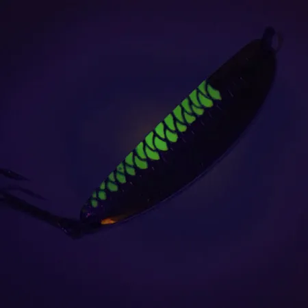 Acme Side-winder Blizgė, Nikelis/Žalia, 14g, UV efektas, #9097