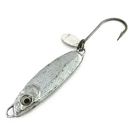 Luhr Jensen Crippled Herring Blizgė, Nikelis, 14g, Žvynų tekstūra, #9108