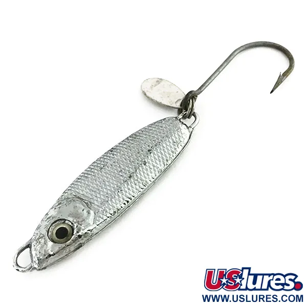 Luhr Jensen Crippled Herring Blizgė, Nikelis, 14g, Žvynų tekstūra, #9108