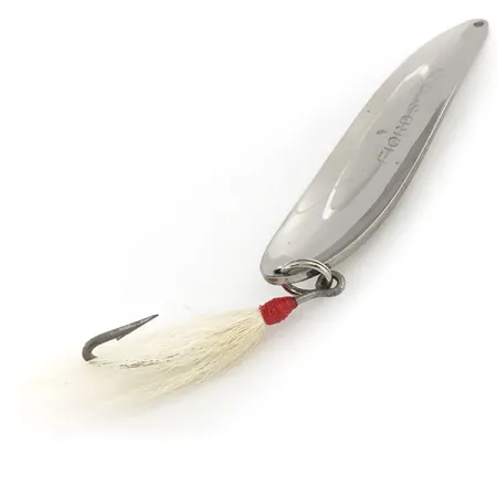 Acme Fiord Spoon Blizgė, Nikelis / Mėlyna, 21g, Plunksnos, #9151