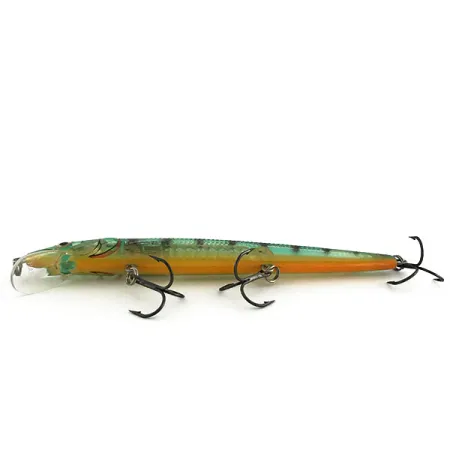 Rapala Husky Jerk HJ 14 Vobleris, Green Tiger, 18g, Barškutis, #9202