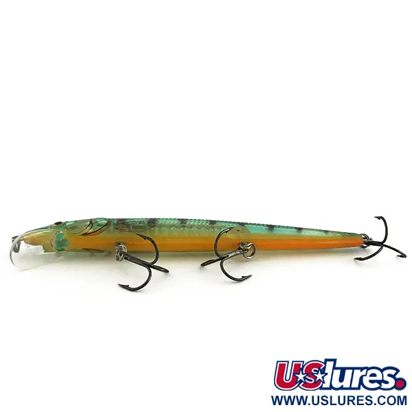 Rapala Husky Jerk HJ 14 Vobleris, Green Tiger, 18g, Barškutis, #9202