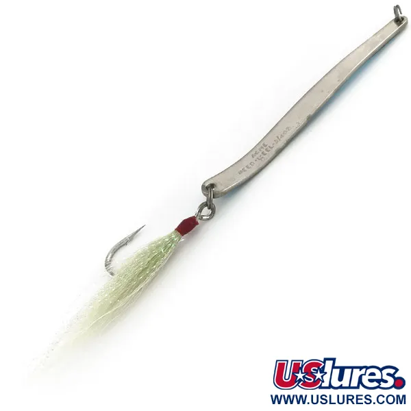 Acme Need-L-EEL Blizgė, Nikelis / Mėlyna, 21g, Puoštas kablys, #9228