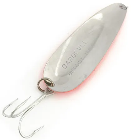 Eppinger Dardevle UV Vartiklė, Oranžinė Raudona/Juoda/Nikelis, 28g, #9289