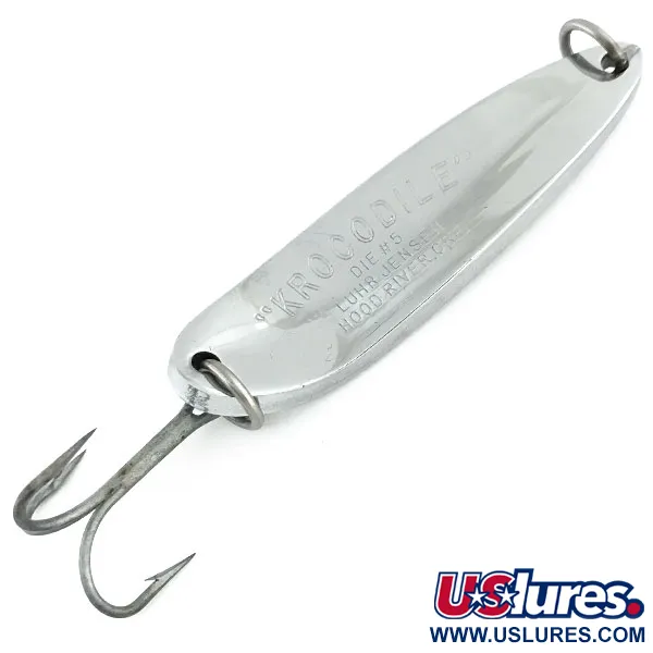 Luhr Jensen Krocodile Die #5 Blisgė, Nikelis, 64g, Tolimas, #9291