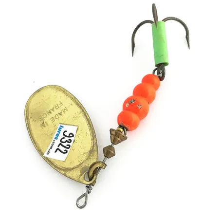 Mepps Aglia 5 UV Sukre, Auksinė, 14g, UV elementai, #9322