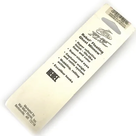 Rebel Floating Ghost Minnow Vobleris, Upėtakis, 7g, Barškutis, #9301