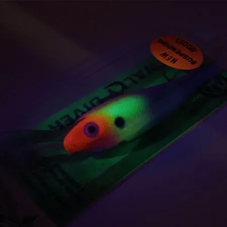 Cotton Cordell Wally Diver Vobleris, Rainbow Pink, 14g, Glow, #9303