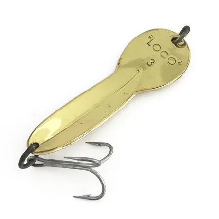 Glen Evans Loco 3 Blizgė, Gold, 17g, briaunota, #9300