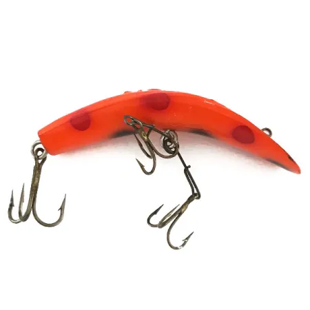 Yakima Bait FlatFish X5 Vobleris, Raudona/Juoda, 7g, Bananas, #9339
