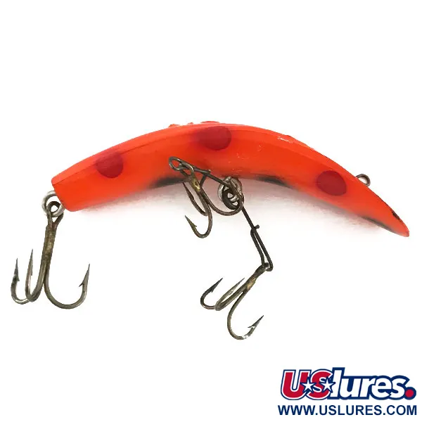 Yakima Bait FlatFish X5 Vobleris, Raudona/Juoda, 7g, Bananas, #9339