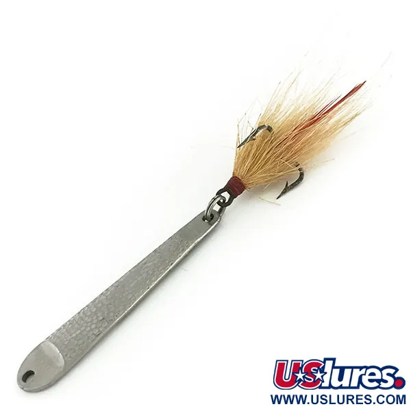 Hopkins No=Eql 2 Vartiklė, Hammered Nickel, 14g, Bucktail trišakis, #9341