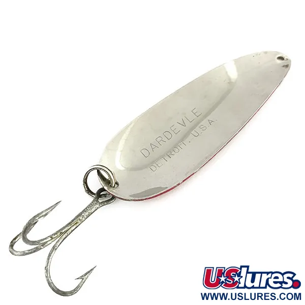 Eppinger Dardevle, 28g raudona / balta / nikelis, blizgė #9366