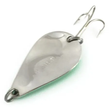 Acme K.O. Wobbler Glow Blizgė, Balta/Žalia, 21g, Sonic Tail, #9370